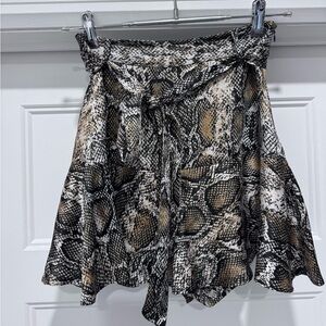 Silky Zara Printed Skirt